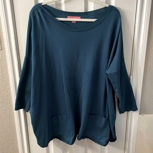 Teal Tunic with sparkle detail